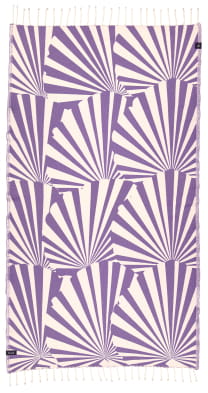 Taiga Purple Beach Towel